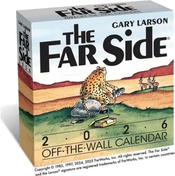 Cizojazyčná kniha Far Side® 2026 Off-the-Wall Day-to-Day Calendar - Larson, Gary