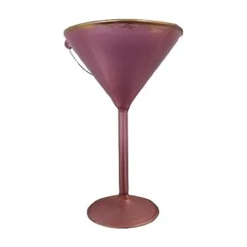 Vánoční dekorace COLMORE BY DIGA Vánoční ozdoba - Sklenička růžová