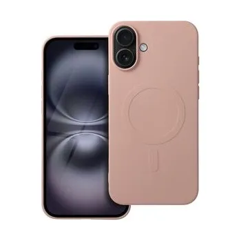 Pouzdro na mobilní telefon Kryt SILICONE MAG COVER (big hole) kompatibilní s MagSafe pro IPHONE 16 Plus růžový - OEM + zdarma možnost vyzkoušet a vrátit zboží do 30 dní