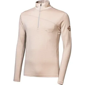 Pánská móda Pánská mikina dl.rukáv zip Sensor MERINO EXTREME UP almond beige XL