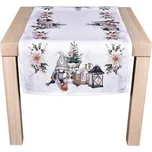 Forbyt Vánoční ubrus Skřítek s lucernou CYH6060C 40x140 cm