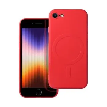 Pouzdro na mobilní telefon Kryt SILICONE MAG COVER kompatibilní s MagSafe pro IPHONE 7 / 8 / SE 2020 / SE 2022 červený - OEM + zdarma možnost vyzkoušet a vrátit zboží do 30 dní