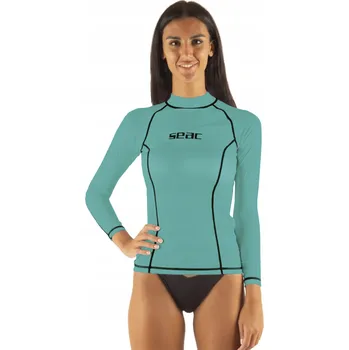 Dámské UV tričko rashguard s dlouhým rukávem SEAC T-SUN tyrkysové M
