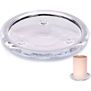 Svíčka Skleněná podložka pod svíčky 10 cm