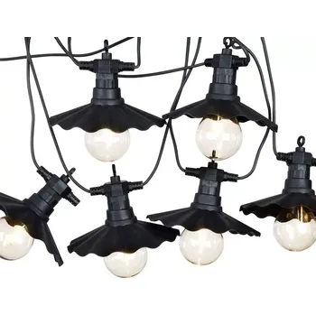 Vánoční dekorace Venkovní LED girlanda 5,5 m se 6 žárovkami a časovačem