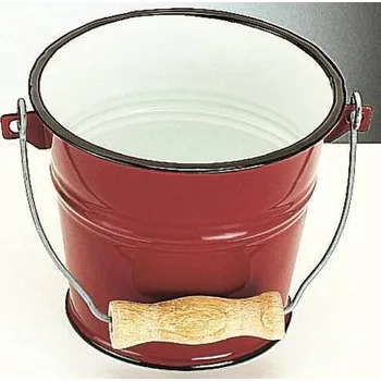 Smaltovaný kyblík 1,5l - červený - Ibili | Do vaší kuchyně