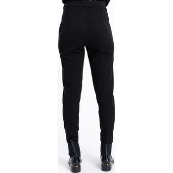 Pánské kalhoty CLICK Kalhoty z materiálu 30-453 Černá Tapered Fit 36