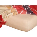 DADKA VRACOV Froté prostěradlo medové, Rozměr 90x200x20 jednolůžko