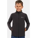 Dětská fleece mikina KILPI GLAMER-J ZJ0203KI ČERNÁ 98