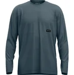 185 Merino Patch Long Sleeve Men's Dark Arctic Grey M
