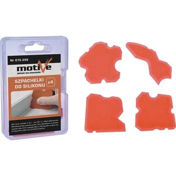 Sada nářadí MOTIVE Vyhlazovače silikonu a akrylu – sada 4 kusů