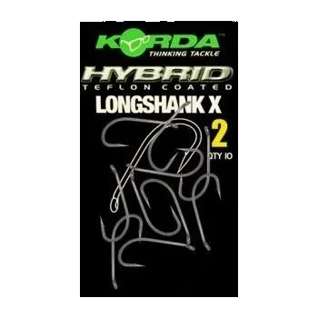 Rybářský háček Korda háčky s očkem Hybrid Longshank X 2