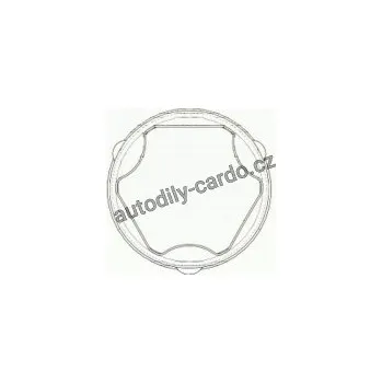 Poloosa kola Sada kloubů, hnací hřídel LÖBRO 302644 - SUZUKI