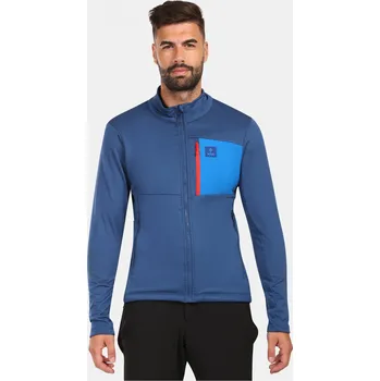 Pánská mikina Pánská fleece mikina KILPI ERIN-M ZM0206KI TMAVĚ MODRÁ S