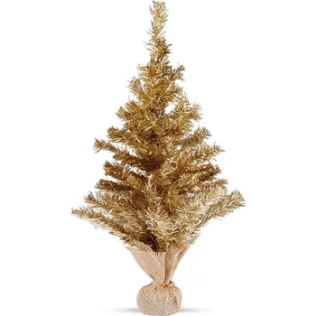 Vánoční stromek Zlatý stolní vánoční stromek 60 cm