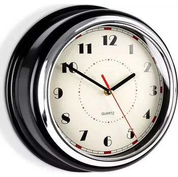 Hodiny Nástěnné hodiny 30 cm černé