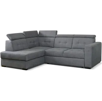 Sedací souprava Sedací souprava rohová rozkládací šedá levá SOFIE