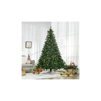 Vánoční stromek HOMCOM 700 LED diod zelený 210 cm