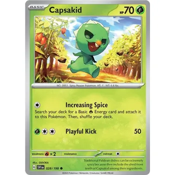 Karetní hra Capsakid 028/198 - Scarlet & Violet Typ karty: Reverse Holo