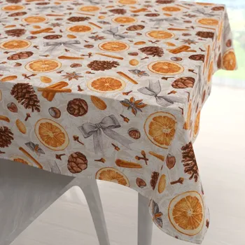 ubrus Dekorační čtvercový ubrus Leona LN-171 Vůně podzimu 40x40 cm