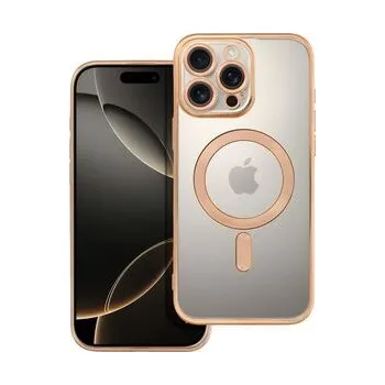 Pouzdro na mobilní telefon Kryt ELECTRO MAG COVER kompatibilní s MagSafe pro IPHONE 16 Pro Max zlatý - OEM + zdarma možnost vyzkoušet a vrátit zboží do 30 dní