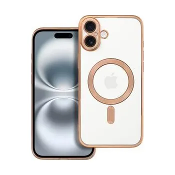 Pouzdro na mobilní telefon Kryt ELECTRO MAG COVER kompatibilní s MagSafe pro IPHONE 16 Plus zlatý - OEM + zdarma možnost vyzkoušet a vrátit zboží do 30 dní