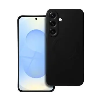 Pouzdro na mobilní telefon Kryt SILICONE MAG COVER kompatibilní s MagSafe pro SAMSUNG S25 Plus černý - OEM + zdarma možnost vyzkoušet a vrátit zboží do 30 dní