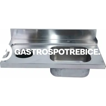 Gastro-tip Stůl k myčce 1200x700 L + D+O