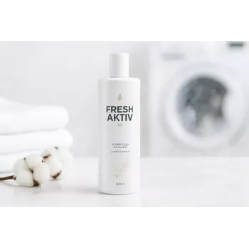 Prací prášek FRESH AKTIV vonný olej na praní – 10 Bílý, 500 ml (100 pracích dávek) (Vůně do pračky – inspirovaná Baccarat Rouge, č. 10. Dopřejte svému prádlu dotek luxusu. Tato exkluzivní vůně do praní nahrazuje klasickou aviváž a zanechává na textilu nezaměnitelnou)