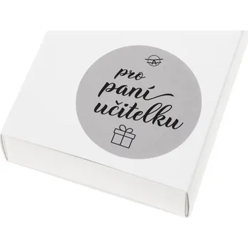 Dárková krabička Avantgard Dárková krabička Pro paní učitelku, 930-1011, Bílá matná