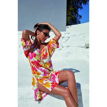 Dámské plavky Tunika LISE CHARMEL (ASB4483-01), Barva bílá, Velikost XL