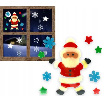 Vánoční dekorace VÁNOČNÍ DEKORACE NA OKNO SV. Mikuláš XST510-8