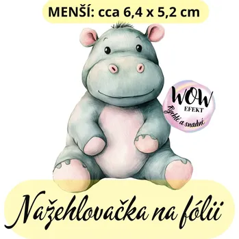 Nažehlovačky na fólii Nažehlovačka na fólii, HROCH, 1 kus Zvolte VELIKOST motivu ZDE:: Menší