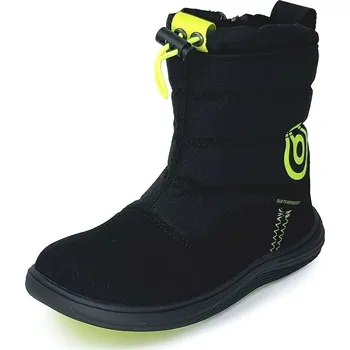 Chlapecká zimní obuv Dětské zimní barefoot boty s membránou Bugga RUBA Black B00197-10 Velikost: 30