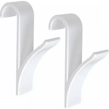 Věšák Plastové háčky na radiátor, 2 ks – univerzální závěsné háčky bez vrtání