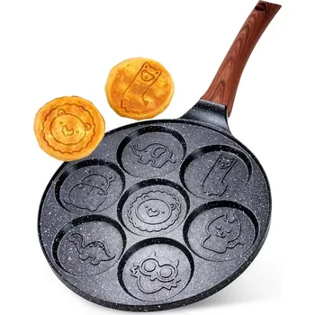 Pánev Granitová pánev na vejce 7 otvorů BLACK & WOOD 26 cm