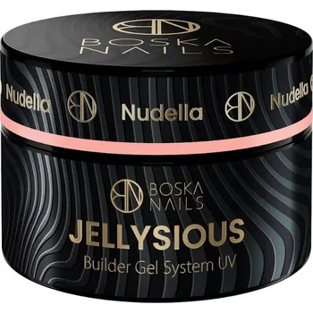 Lak na nehty Jelly Nudella Želé Stavební gel na nehty Boska Nails 50ml
