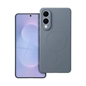 Pouzdro na mobilní telefon Kryt SILICONE MAG COVER kompatibilní s MagSafe pro SAMSUNG S25 EDGE světlo modrý - OEM + zdarma možnost vyzkoušet a vrátit zboží do 30 dní