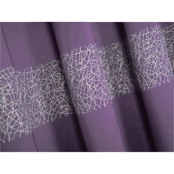 Látka na závěsy GLAMOUR taft vyšívaná GEMINI, šířka 2,95 m