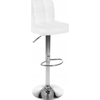 Barová židle FH Angel Barová Židle bílá 109 cm umělá kůže