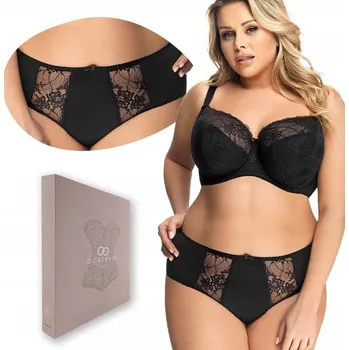 Kalhotky Gorsenia plné kalhotky K358 Blanca Černá 3XL