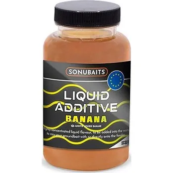 Návnadová surovina Sonubaits Booster Liquid Additive Banana 250 ml