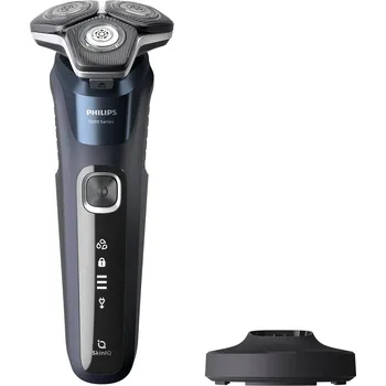 Holicí strojek Philips SHAVER Series 5000 S5885/25 pánský holicí strojek Rotační holicí strojek Zastřihovač Modrá