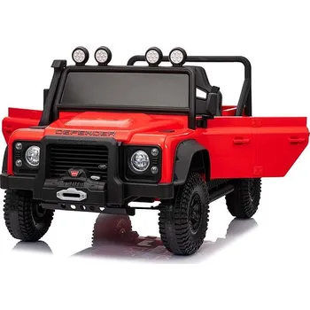Dětské elektrovozidlo Land Rover Defender 110 SVX, 12V červené