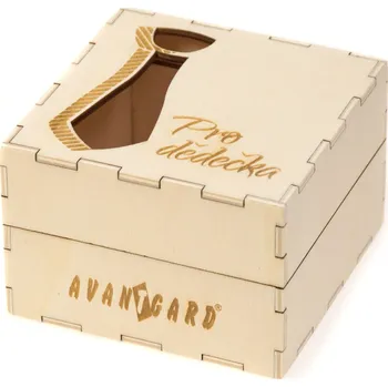 Dárková krabička Avantgard Dřevěná dárková krabička Pro dědečka, 923-3719, Přírodní dřevo