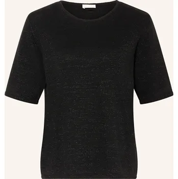 Dámský svetr Milano Italy Dámské Úpletové Tričko S Třpytivou Přízí, černá, 40