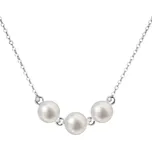 Stříbrný perlový náhrdelník 22017.1