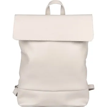 Městský batoh Střední/velký kožený batoh Borse in Pelle 235 o obsahu cca. 6 l latté (béžový) na formát A4