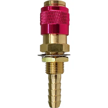 Příslušenství ke svářečce Sherman Rychlospojka pro připojení vody R21 8mm panelová červená