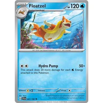 Karetní hra Floatzel 047/198 - Scarlet & Violet Typ karty: Reverse Holo